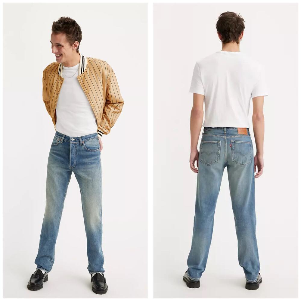 Levi's 501 '54 Original Fit Men's Jeans Misty Lake Medium Wash A46770014 31 X 32